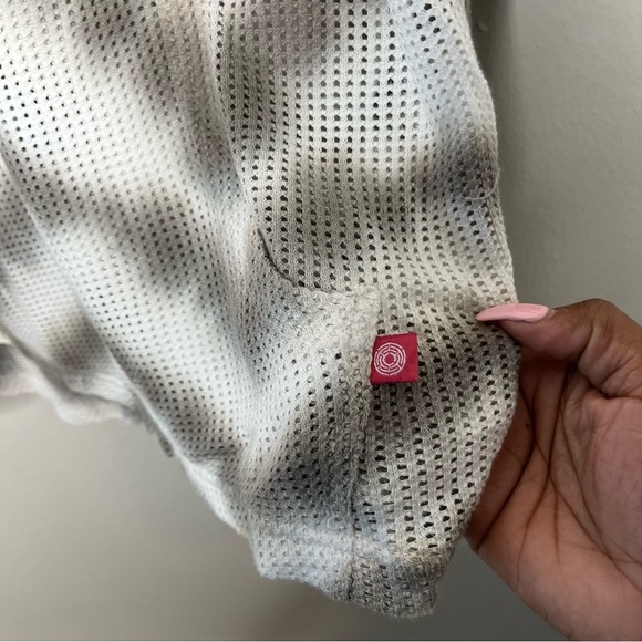 XCVI Women Tunic‎ Sweatshirt Top Large Open Knit Cowl Neck Lagenlook Chevron - Picture 4 of 12